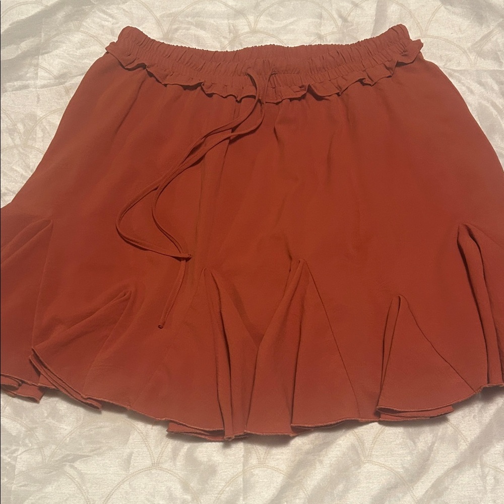 JODIFL Terracotta Skater Skirt